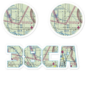 Cashen Airport (38CA) VFR Sectional Sticker Pack