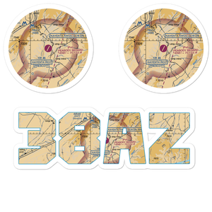 Peabody Bedard Field (38AZ) VFR Sectional Sticker Pack