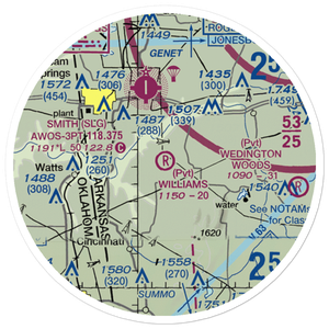 Williams Field (38AR) VFR Sectional Sticker (20 mile)