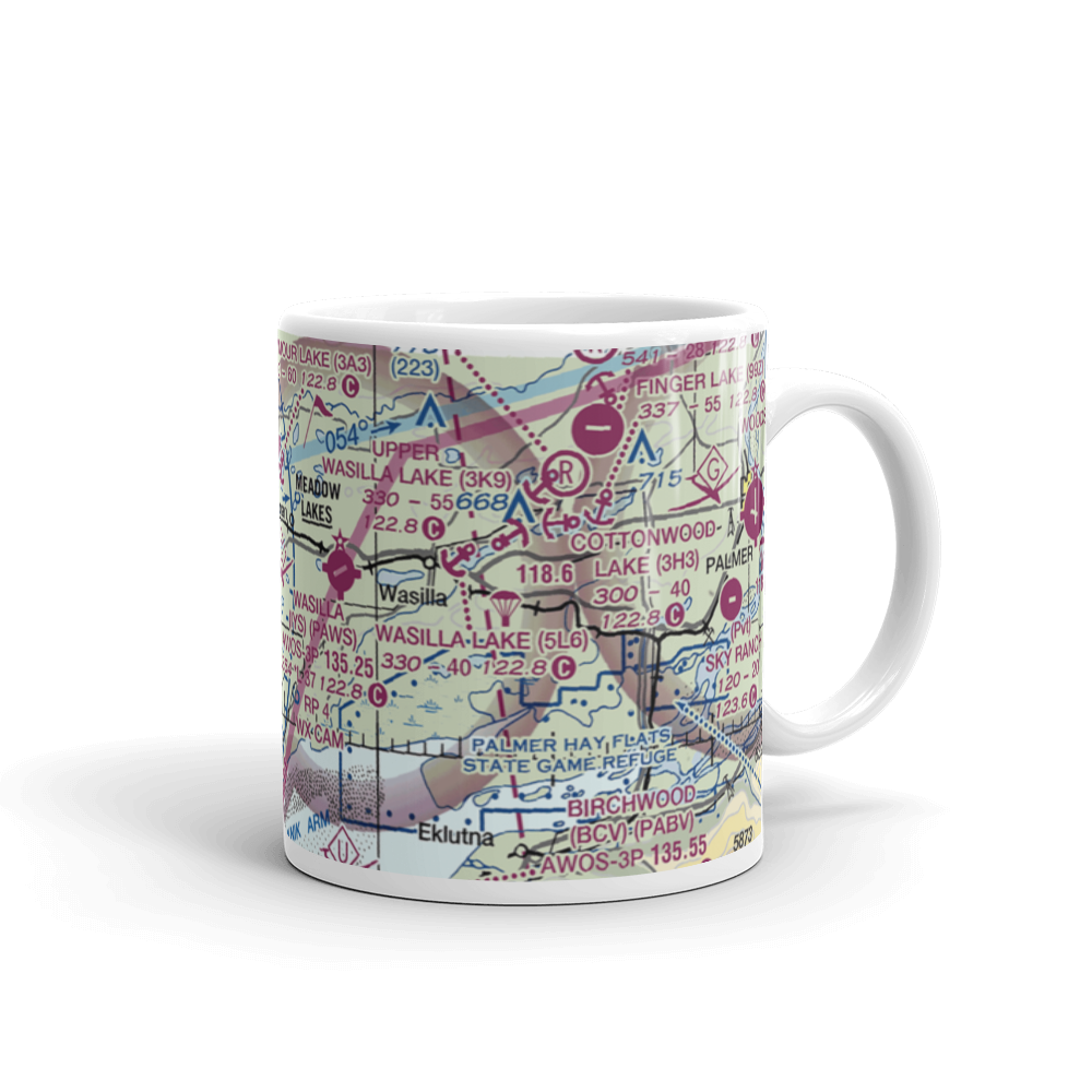Mels Airport (38AK) VFR Sectional  Mug 