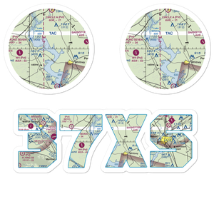 Lake Whitney Country Club Airport (37XS) VFR Sectional Sticker Pack