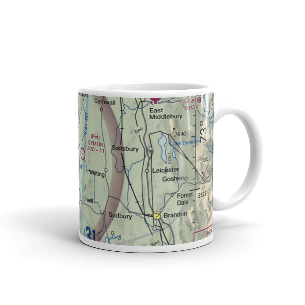 Brisson Airport (37VT) VFR Sectional  Mug 