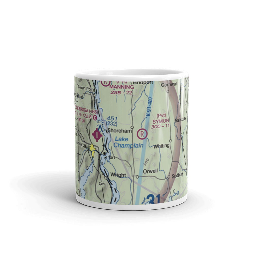 Brisson Airport (37VT) VFR Sectional  Mug 