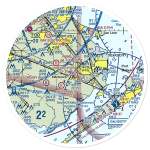 Johnnie Volk Field (37TE) VFR Sectional Sticker (30 mile)