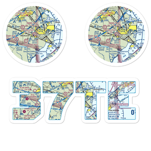 Johnnie Volk Field (37TE) VFR Sectional Sticker Pack