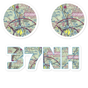 Hooksett's Seaplane Landing (37NH) VFR Sectional Sticker Pack