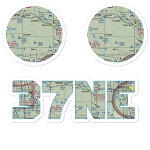 Watermeier Airport (37NE) VFR Sectional Sticker Pack