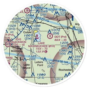 Winn Field (37II) VFR Sectional Sticker (20 mile)