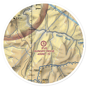 Hungry Ridge Ranch Airport (37ID) VFR Sectional Sticker (20 mile)