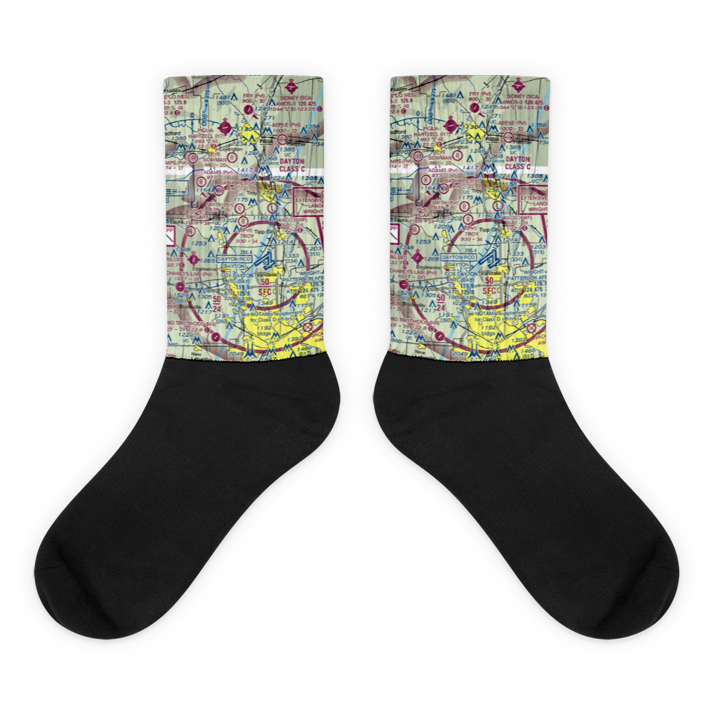 Troy Skypark Airport (OH71) VFR Sectional Socks 