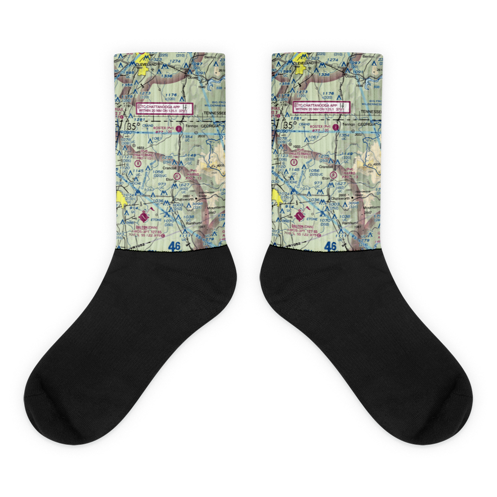 Blue Bird Field (37GA) VFR Sectional Socks 