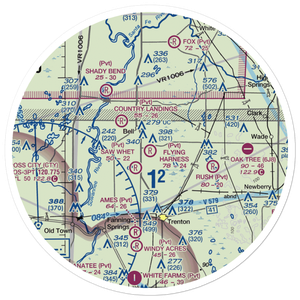 Flying Harness Farms Airport (37FL) VFR Sectional Sticker (30 mile)