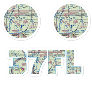 Flying Harness Farms Airport (37FL) VFR Sectional Sticker Pack