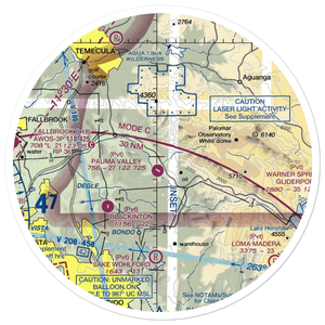 Lyall-Roberts Airport (37CL) VFR Sectional Sticker (30 mile)