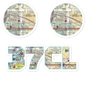 Lyall-Roberts Airport (37CL) VFR Sectional Sticker Pack