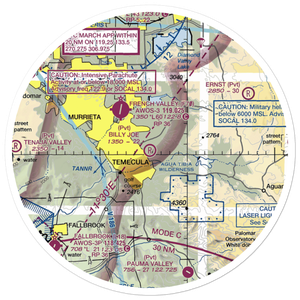 Billy Joe Airport (37CA) VFR Sectional Sticker (30 mile)