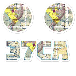 Billy Joe Airport (37CA) VFR Sectional Sticker Pack