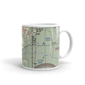 Mill Iron Ranch South Airport (36XS) VFR Sectional  Mug