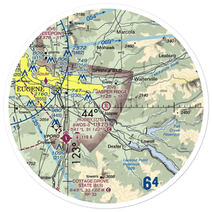 Jasper Ridge Airstrip (36OR) VFR Sectional Sticker (30 mile)