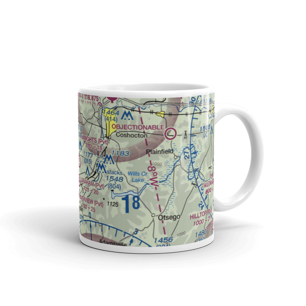 Wright's Field (36OH) VFR Sectional  Mug 