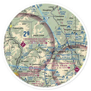 Dew Airpark (36NY) VFR Sectional Sticker (30 mile)