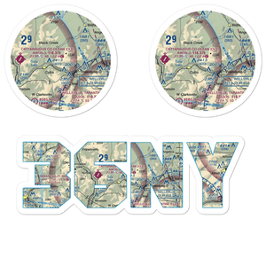 Dew Airpark (36NY) VFR Sectional Sticker Pack