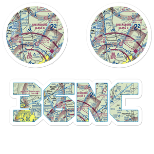 Greensboro North Airport (36NC) VFR Sectional Sticker Pack