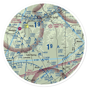 Harrison Private Airport (36MO) VFR Sectional Sticker (30 mile)