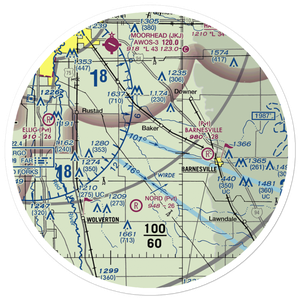 Wagner Farm Airport (36MN) VFR Sectional Sticker (30 mile)