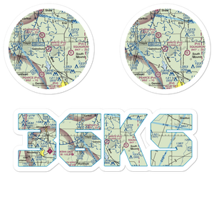 White Farms Airport (36KS) VFR Sectional Sticker Pack