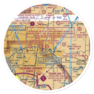 Fat Chance Airport (36CO) VFR Sectional Sticker (30 mile)