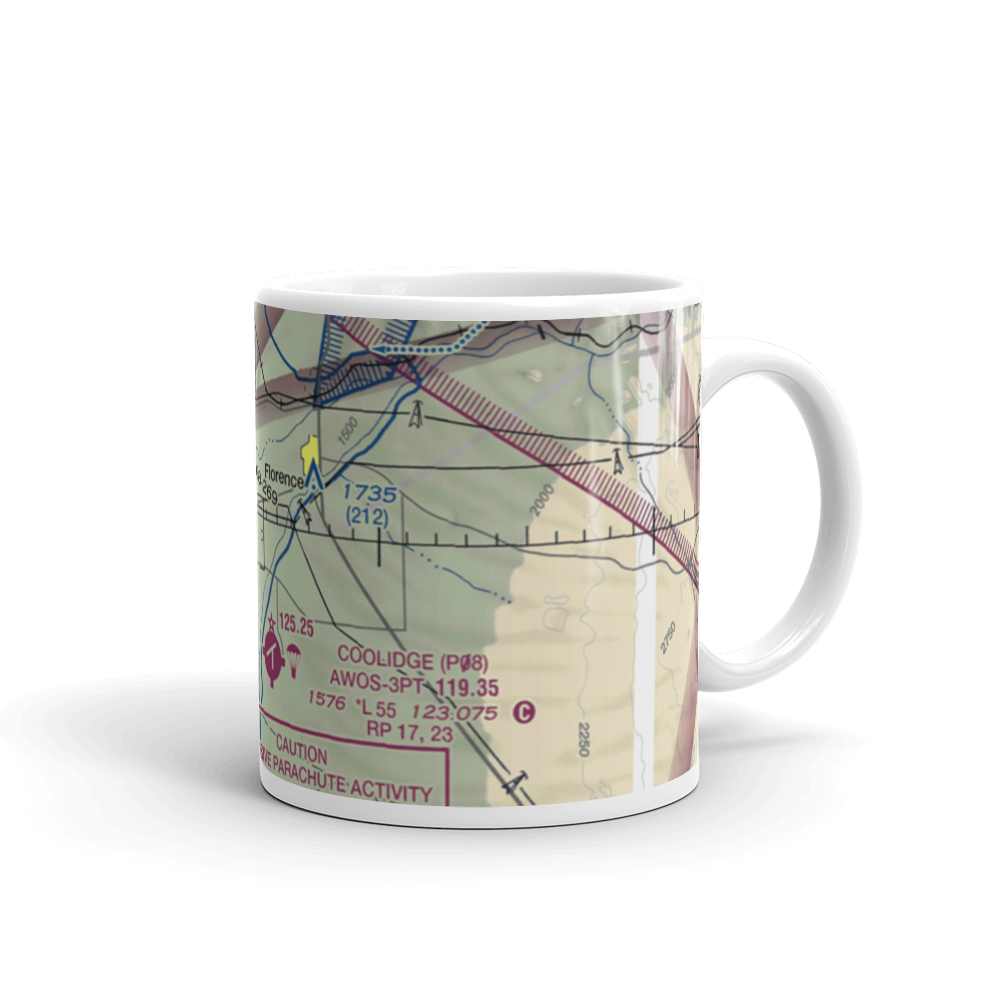 Valley Farms Airport (36AZ) VFR Sectional  Mug 