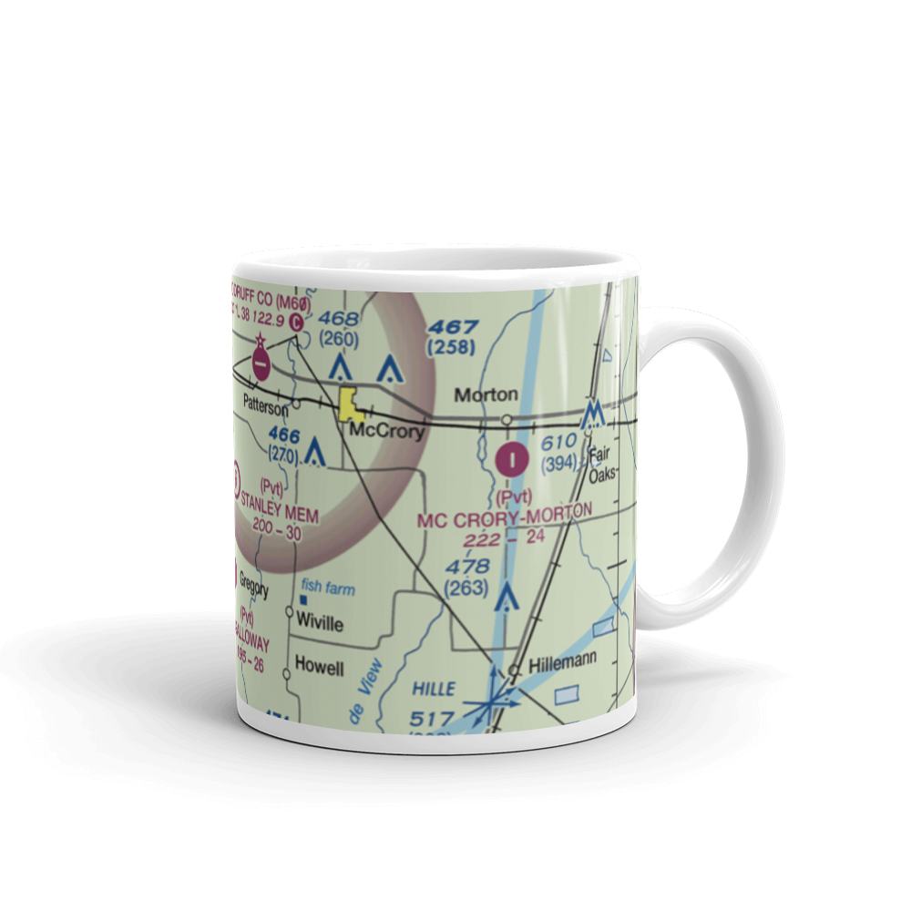 David Stanley Memorial Airport (36AR) VFR Sectional  Mug 