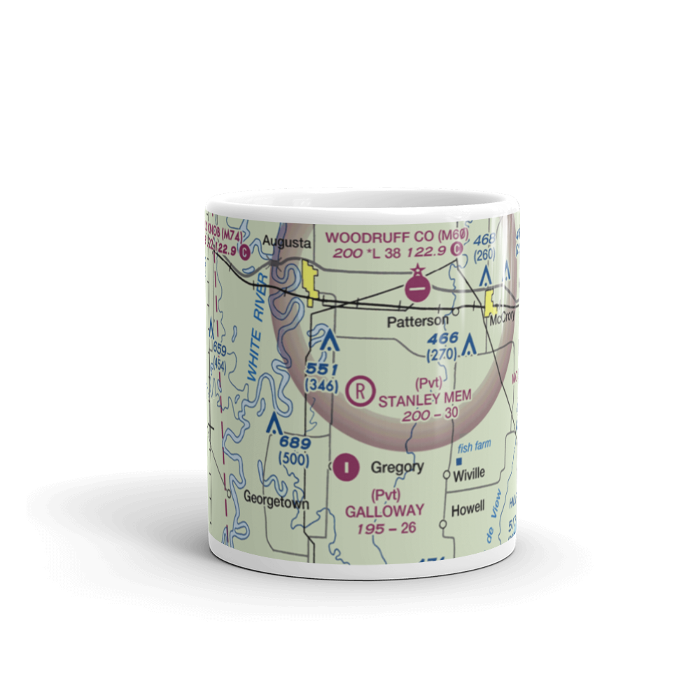 David Stanley Memorial Airport (36AR) VFR Sectional  Mug 