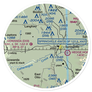 Ciszak Airport (35NY) VFR Sectional Sticker (20 mile)