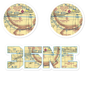 Shelburnes Airport (35NE) VFR Sectional Sticker Pack