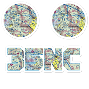 Johnston Airport (35NC) VFR Sectional Sticker Pack
