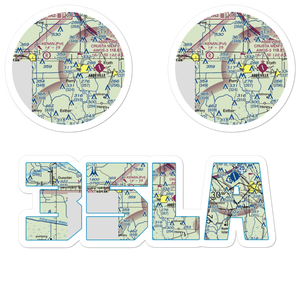 Ms Pats Airport (35LA) VFR Sectional Sticker Pack
