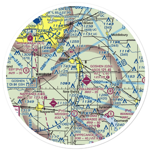 Brown Airport (35II) VFR Sectional Sticker (30 mile)