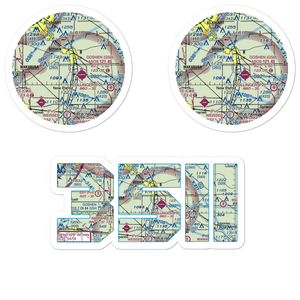 Brown Airport (35II) VFR Sectional Sticker Pack