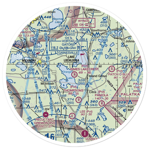 Rimes Lakecrest Airport (35FA) VFR Sectional Sticker (30 mile)