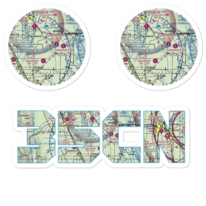Farnsworth Ranch Airstrip (35CN) VFR Sectional Sticker Pack