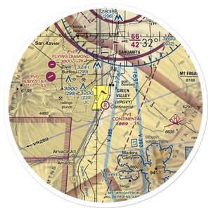 Continental Airport (35AZ) VFR Sectional Sticker (30 mile)