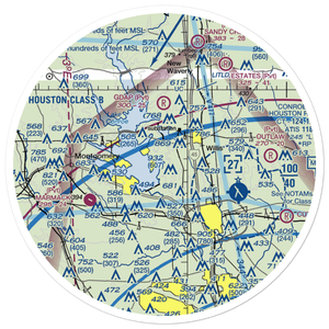 Flying Hare Field Airport (34XS) VFR Sectional Sticker (30 mile)