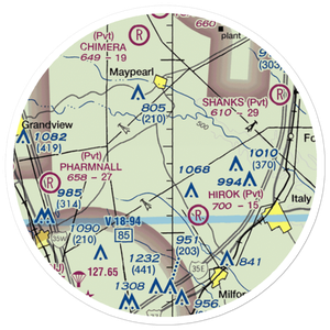 Bee Creek Airport (34TE) VFR Sectional Sticker (20 mile)