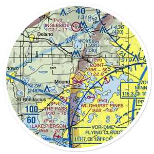 Peil/Juliar Seaplane Base (34MN) VFR Sectional Sticker (20 mile)
