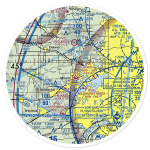 Peil/Juliar Seaplane Base (34MN) VFR Sectional Sticker (30 mile)