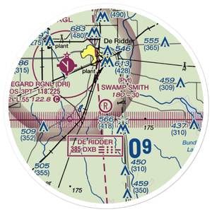 Swamp Smith Airport (34LA) VFR Sectional Sticker (20 mile)
