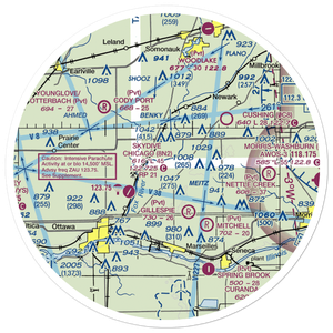 Jim Wehrli Memorial Airport (34IS) VFR Sectional Sticker (30 mile)