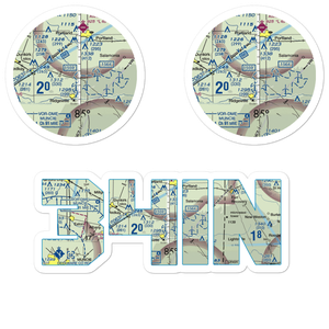 Windy P Ridge Airport (34IN) VFR Sectional Sticker Pack
